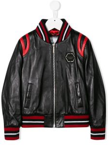 Philipp Plein Junior veste bomber Space - Noir