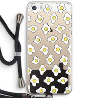 Spiegeleitjes: iPhone 5 / 5S / SE Transparant Hoesje met koord