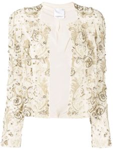 Zuhair Murad cardigan à motif baroque - Or