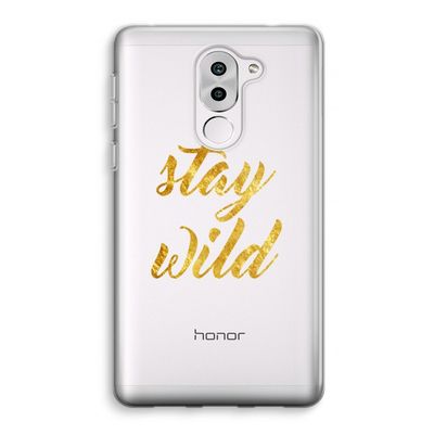 Stay wild: Honor 6X Transparant Hoesje