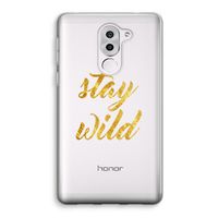 Stay wild: Honor 6X Transparant Hoesje