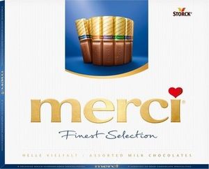 Merci Merci - Finest Selection Melk 250 Gram 10 Stuks