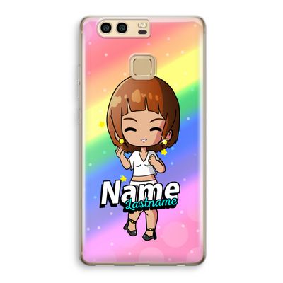 Chibi Maker vrouw: Huawei P9 Transparant Hoesje