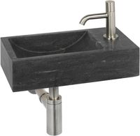 Ben Venetia fonteinset met RVS-look kraan rechts natuursteen