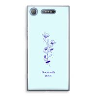 Bloom with grace: Sony Xperia XZ1 Transparant Hoesje Bloom with grace: Sony Xperia XZ1 Transparant Hoesje
