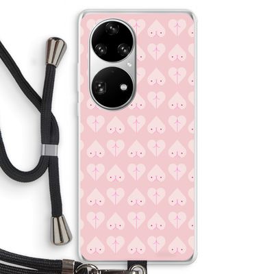 Ass 'n Titties: Huawei P50 Pro Transparant Hoesje met koord