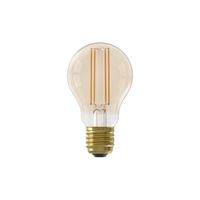 LED volglas Filament Standaardlamp 220-240V 4.5W 470lm E27 A60, Goud 2100K Dimbaar - Calex