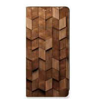 Book Wallet Case voor Xiaomi Redmi Note 11/11S Wooden Cubes