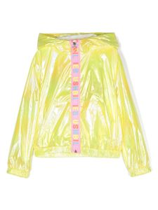 Billieblush imperméable à bande logo - Jaune