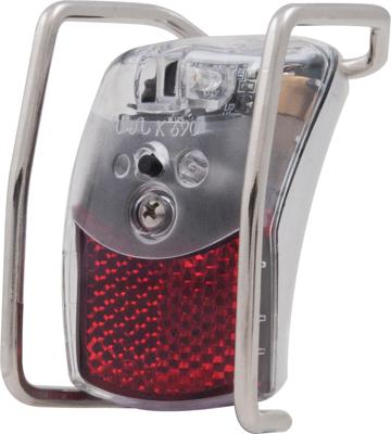 Spanninga achterlicht pixeo xb batterij spatbord chroom