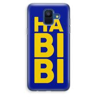 Habibi Blue: Samsung Galaxy A6 (2018) Transparant Hoesje - thumbnail