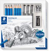 Staedtler schetsset, set van 12 stuks