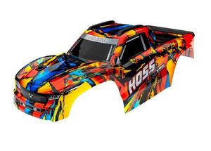 Traxxas - Hoss 4x4 VXL Solar Flare body (painted, decals applied) (TRX-9011R)