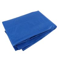 HIXA Zeildoek - 1,2 x 1,8 Meter - Blauw - Afdekzeil - Zwembad - Aanhanger - Sterk Materiaal - thumbnail