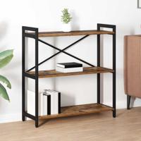 Boekenkast Oud hout 80 x 30 x 83 cm Bewerkt hout