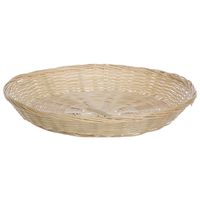 Broodmand rond - bamboe hout - D30 cm - mandje rotan/riet   -