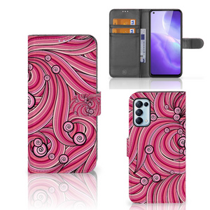 OPPO Find X3 Lite Hoesje Swirl Pink