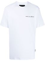 Philipp Plein t-shirt à logo floqué - Blanc - thumbnail