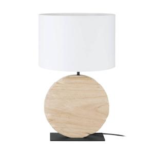 Stars of Light TafellampContessore rond hout met wit - 39916