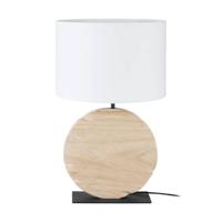 Stars of Light TafellampContessore rond hout met wit - 39916