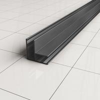 Hoekprofiel BWS Mark 200x1 cm Gunmetal Boss & Wessing