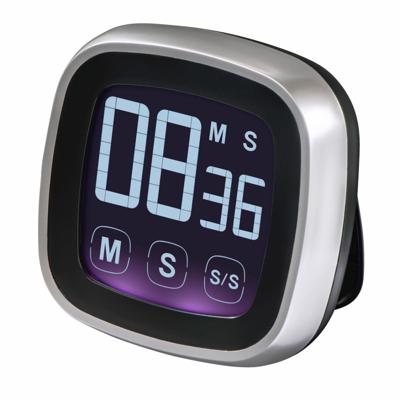 Xavax keukentimer touch digitaal zilver/zwart