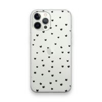 Kleine kattenkopjes: iPhone 12 Pro Max Transparant Hoesje