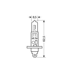 Gloeilamp, bochtenlicht, Gloeilamp, mistlamp, Gloeilamp, koplamp, Gloeilamp, verstraler OSRAM, Spanning (Volt)12V