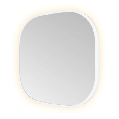 Spiegel Hotbath &MORE 40x40 cm LED-Verlichting Deens Ovaal Mat Wit