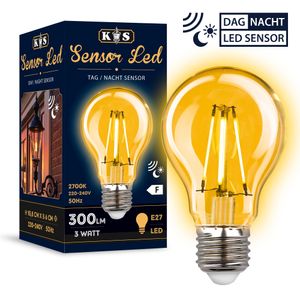 Sensor LED 3W dag/nacht