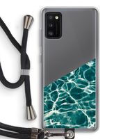 Weerkaatsing water: Samsung Galaxy A41 Transparant Hoesje met koord