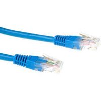 ACT Blauwe 7 meter LSZH U/UTP CAT6 patchkabel met RJ45 connectoren