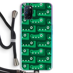 Crocs: Oppo A52 Transparant Hoesje met koord