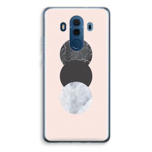 Marmeren cirkels: Huawei Mate 10 Pro Transparant Hoesje