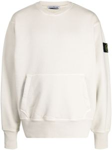 Stone Island pull à patch Compass - Tons neutres