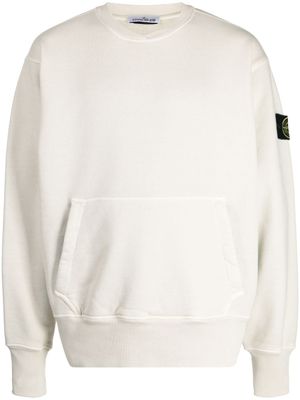 Stone Island pull à patch Compass - Tons neutres