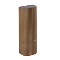 Thebalux Epoque Hoge Kast - 60x40x165cm - 2x ronde deur links - 2x ronde deur rechts - opliggend - Fineer Roquebrun HKE60R Thebalux Epoque Hoge Kast - 60x40x165cm - 2x ronde deur links - 2x ronde deur rechts - opliggend - Fineer Roquebrun HKE60R