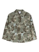 Aspesi Kids chemise à motif camouflage - Vert - thumbnail