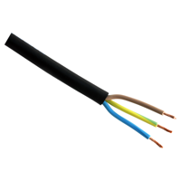 Q-Link Neopreenkabel | 3 x 1.0 mm² | 10 m | Zwart - 03.006.69