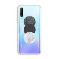 Marmeren cirkels: Huawei P Smart Pro Transparant Hoesje