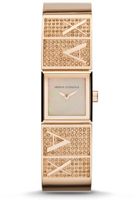 Horlogeband Armani Exchange AX4210 Staal Rosé 22mm