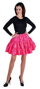 Volangen rok kort pink