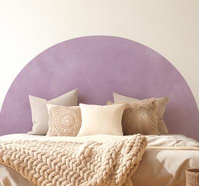 Paarse textuur imitatie slaapkamer muursticker