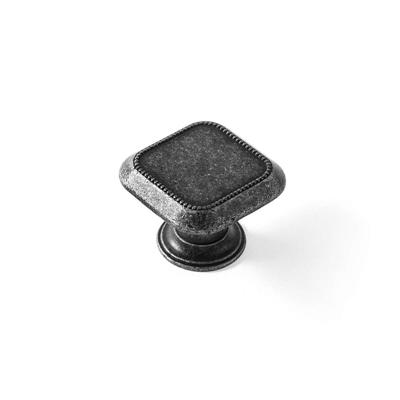 Deurknop Rei 3120 Zilverkleurig Metaal Versleten 30 x 30 mm 4 Onderdelen