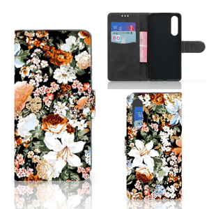 Hoesje voor Huawei P30 Dark Flowers