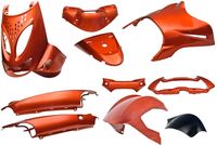 Edge Plaatset 11-delig voor aprilia sr van bouwjaar 1997 tot 2004 - oranje metallic