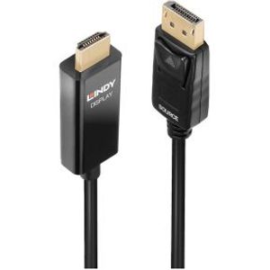 Lindy 40925 video kabel adapter 1 m DisplayPort HDMI Zwart