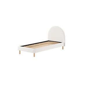 Bed Victoria Bouclé Wit 90x200 cm
