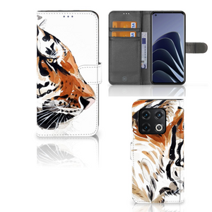 Hoesje OnePlus 10 Pro Watercolor Tiger