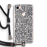 Moroccan Print: Pixel 3 XL Transparant Hoesje met koord